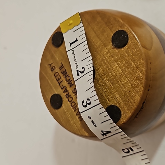 Mid Century Modern Hand turned set of wooden bowls. - Picture 9 of 12